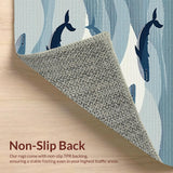 Contemporary Ocean Wave Design(Blue)