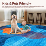 Lively Multi Hued Textured(Blue)