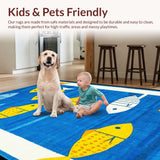 Fun and Colorful Marine Creature Print(Blue)