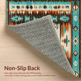 Vibrant Aztec Geometric Motifs(Blue)