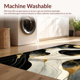 Elegant Monochrome Fluid Design(Black)