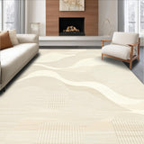 Luxurious Creamy Geometric Arrangement(Beige)