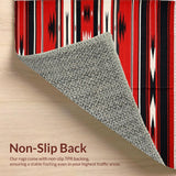 Contemporary Abstract Striped Ensemble(Red)