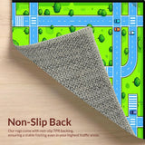 Colorful Traffic Map Illustration(Green)