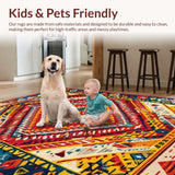 Dynamic Warm Tones Geometric Style(Red)