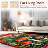 Chic Toned Mushroom Design(Red)