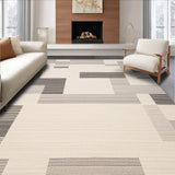 Ultra Soft Area Rug, Non Slip, Stain Resistant, Washable Area Rugs for Living Room, Bedroom, Modern Beige Area(Beige)