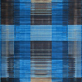 Ultra Soft Area Rug, Non Slip, Stain Resistant, Washable Area Rugs for Living Room, Bedroom, Artistic Earthy Abstract Motif(Blue)