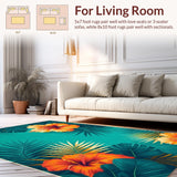 Contemporary Blue Botanical Fusion(Blue)