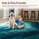 Elegant Scenic Landscape Motif(Blue)