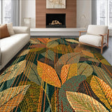 Ultra Soft Area Rug, Non Slip, Stain Resistant, Washable Area Rugs for Living Room, Bedroom, Striking Cute Geometric Arrangement(Brown)