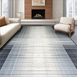 Ultra Soft Area Rug, Non Slip, Stain Resistant, Washable Area Rugs for Living Room, Bedroom, Elegant Fluid Abstract Shapes(Gray)