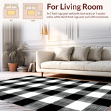Elegant Farmhouse Striped Visual Appeal(Black)
