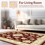 Graceful Intricate Border Accent(Red)