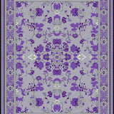 Ultra Soft Area Rug, Non Slip, Stain Resistant, Washable Area Rugs for Living Room, Bedroom, Bold Modern Shaggy Aesthetic(Purple)