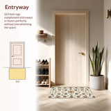 Ultra Soft Area Rug, Non Slip, Stain Resistant, Washable Area Rugs for Living Room, Bedroom, Soft Beige Dorm Accent Rug for Coffee Table(Beige)