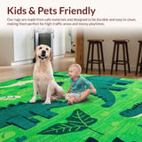 Bright Multi Color Jurassic Playground(Green)