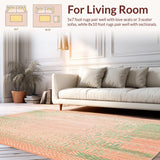 Ultra Soft Area Rug, Non Slip, Stain Resistant, Washable Area Rugs for Living Room, Bedroom, Peachy Clean Bath Mat for Shower Microfiber(Beige)