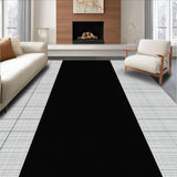 Bold Geometric Black Circular Element(Black)