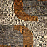Ultra Soft Area Rug, Non Slip, Stain Resistant, Washable Area Rugs for Living Room, Bedroom, Chic Contemporary Cheetah Motif(Beige)
