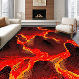 Contemporary Flame Inspired Artwork(Red)
