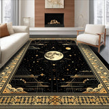 Luxe Abstract Crescent Design(Black)