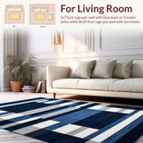 Coastal Striped Nautical Aesthetic(Blue)