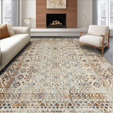 Artistic Monochrome Geometric Layout(Beige)