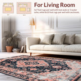 Rustic Salmon Toned Trellis Design(Gray)