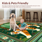 Bright Quirky Tiger Graphic(Green)