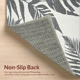 Ultra Soft Area Rug, Non Slip, Stain Resistant, Washable Area Rugs for Living Room, Bedroom, Rustic Grey and White Patterns(Gray)