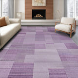 Ultra Soft Area Rug, Non Slip, Stain Resistant, Washable Area Rugs for Living Room, Bedroom, Trendy Mauve Monochromatic Visual Harmony(Purple)