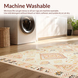 Neutral Toned Distressed Lattice Design(Ivory)