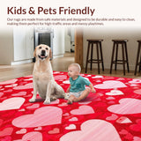 Charming Whimsical Heart Motif(Red)