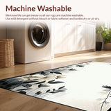 Artful Rustic Leaf Print(Beige)