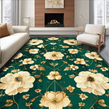 Rustic Dark Green Tiled Charm(Green)