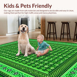 Traditional Plaid and Clover Fusion(Green)