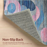 Bold Dynamic Multi Hued Composition(Blue)