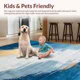 Elegant Retro Geometric Fusion(Blue)