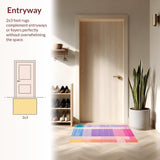 Enchanting Fuzzy Color Block Style(Pink)