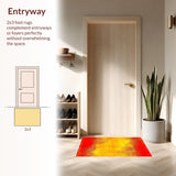 Lively Contemporary Artful Design(Red)