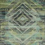 Modern Rustic Medallion Flourish(Blue)