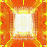 Ultra Soft Area Rug, Non Slip, Stain Resistant, Washable Area Rugs for Living Room, Bedroom, Artistic Rainbow Sunburst Pattern(Yellow)