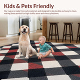 Chic Abstract Gray Tiled Composition(Beige)