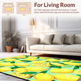 Contemporary Lemon Print Delight(Yellow)