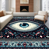 Ultra Soft Area Rug, Non Slip, Stain Resistant, Washable Area Rugs for Living Room, Bedroom, Farmhouse Tufted Laundry Room Accent Rug(Black)