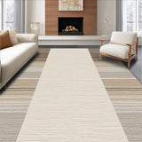 Ultra Soft Area Rug, Non Slip, Stain Resistant, Washable Area Rugs for Living Room, Bedroom, Modern Subtle Organic Patterns(Beige)