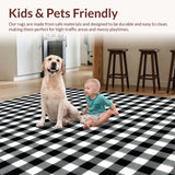 Vibrant Traditional Plaid Visual Harmony(Black)