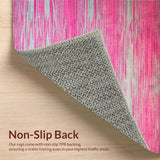 Ultra Soft Area Rug, Non Slip, Stain Resistant, Washable Area Rugs for Living Room, Bedroom, Unique Animal Print Elegance(Pink)