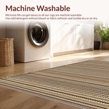 Ultra Soft Area Rug, Non Slip, Stain Resistant, Washable Area Rugs for Living Room, Bedroom, Quirky Country Themed Decor Piece(Beige)